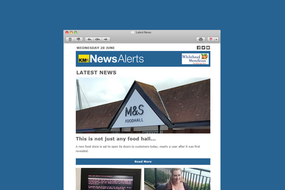 KM News Alerts Email Template